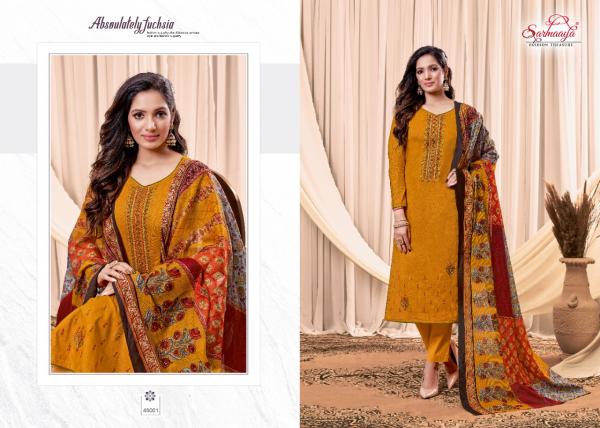 Sarmaaya Rihana Lawn Cotton Designer Dress Material